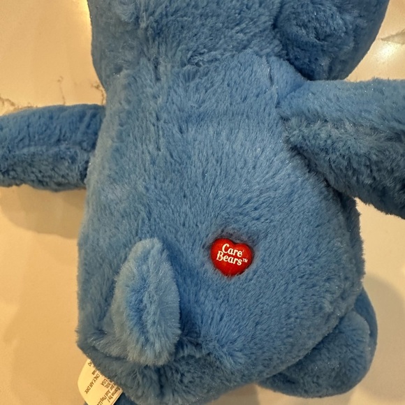 Care Bears Grumpy Plush Just Play 2017 Blue Plush 13” Rare - Picture 6 of 7